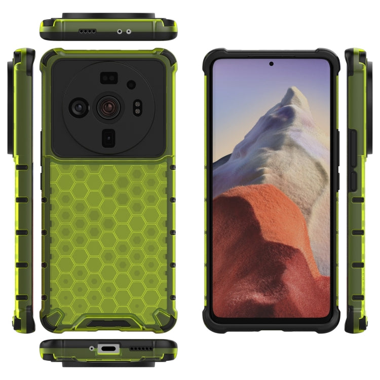 For Xiaomi 12S Ultra 5G Shockproof Honeycomb PC + TPU Phone Case