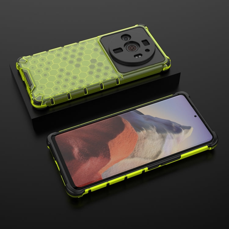 For Xiaomi 12S Ultra 5G Shockproof Honeycomb PC + TPU Phone Case
