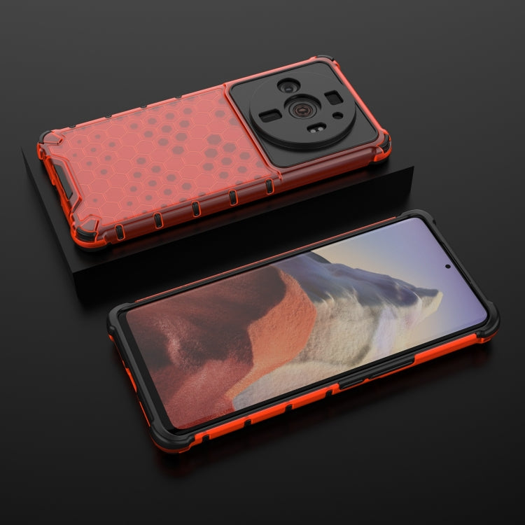 For Xiaomi 12S Ultra 5G Shockproof Honeycomb PC + TPU Phone Case