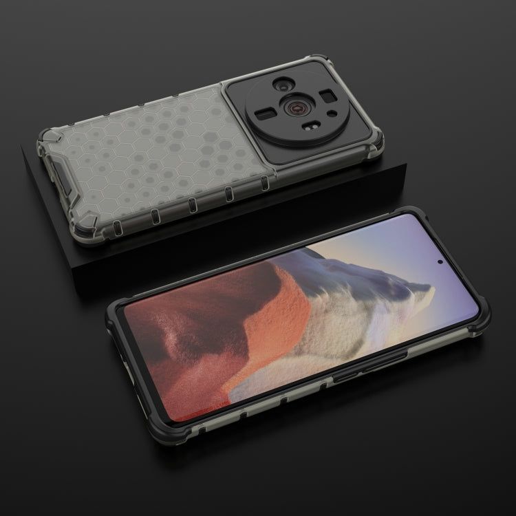 For Xiaomi 12S Ultra 5G Shockproof Honeycomb PC + TPU Phone Case