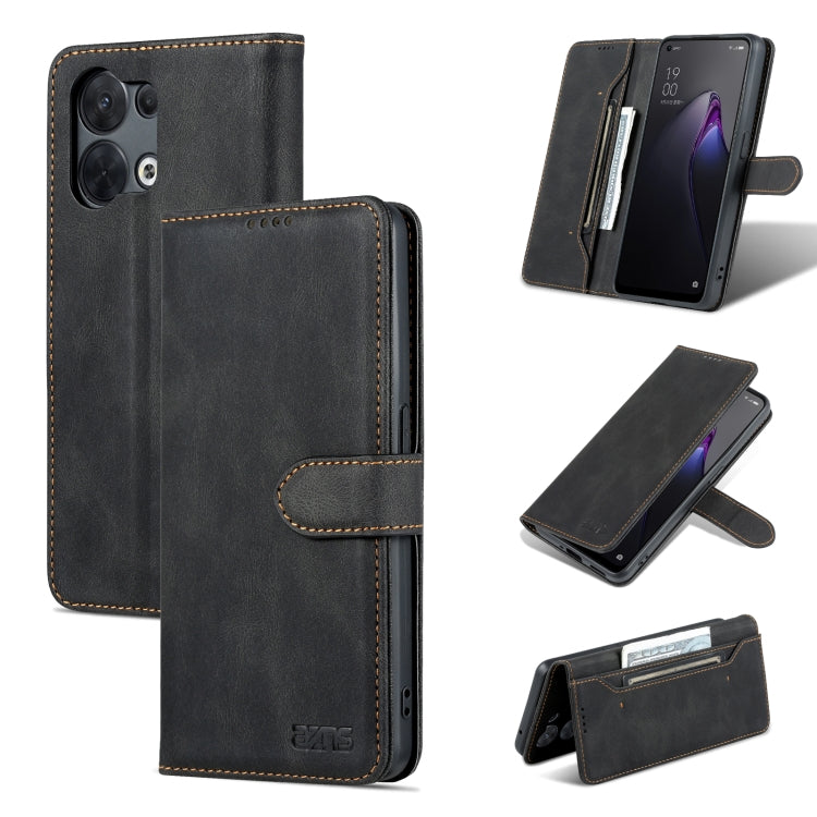 For OPPO Reno8 AZNS Dream II Skin Feel Horizontal Flip Leather Case