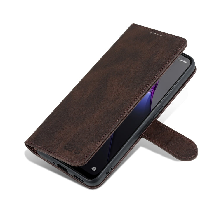 For OPPO Reno8 AZNS Dream II Skin Feel Horizontal Flip Leather Case