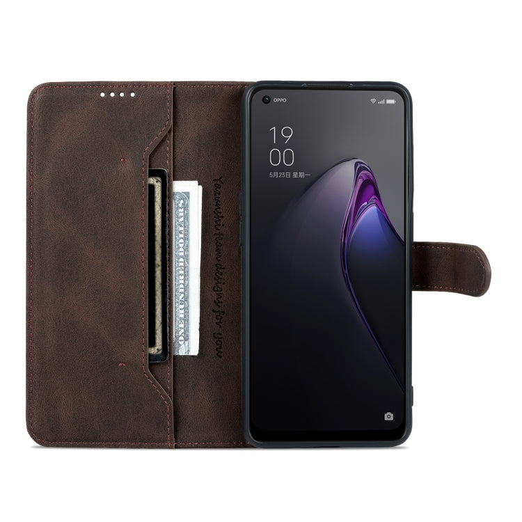 For OPPO Reno8 AZNS Dream II Skin Feel Horizontal Flip Leather Case