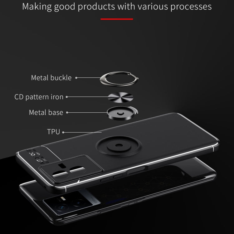 For vivo T2x Metal Ring Holder TPU Phone Case