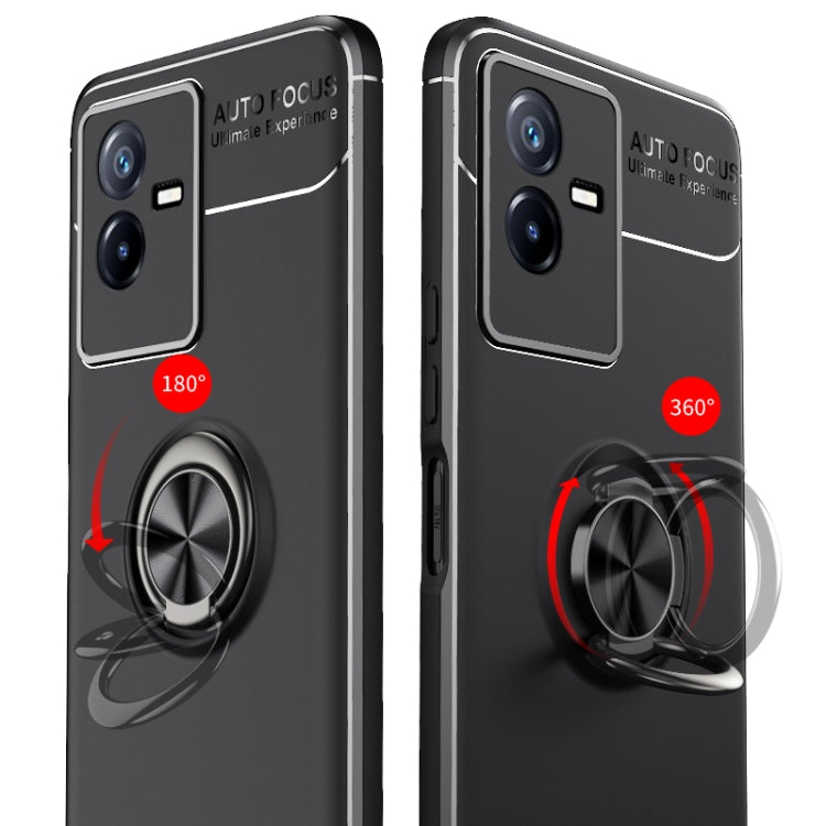 For vivo T2x Metal Ring Holder TPU Phone Case