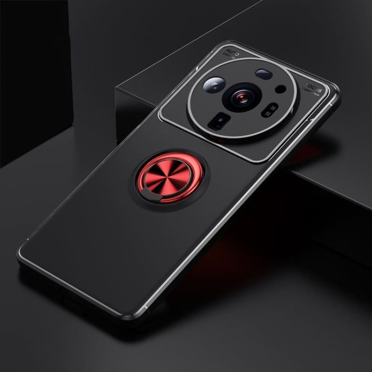 For Xiaomi 12S Ultra Metal Ring Holder TPU Phone Case