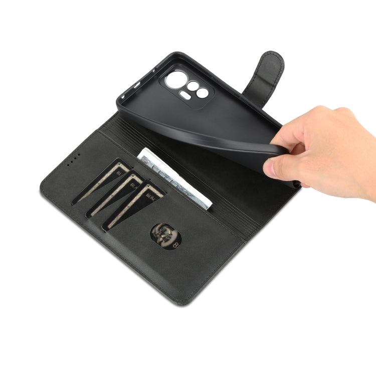 For Xiaomi 12 Lite AZNS Skin Feel Calf Texture Flip Leather Phone Case