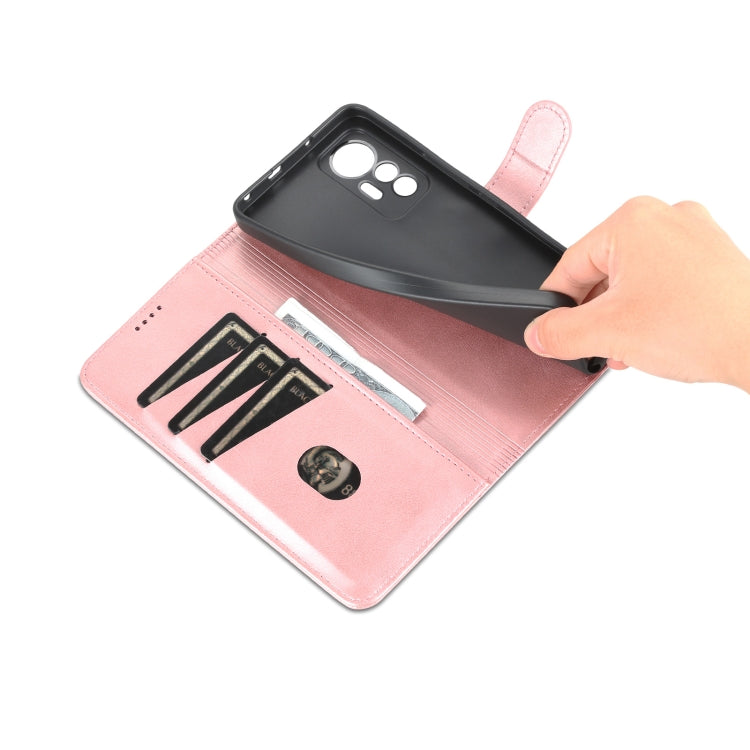 For Xiaomi 12 Lite AZNS Skin Feel Calf Texture Flip Leather Phone Case