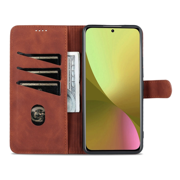 For Xiaomi 12 Lite AZNS Skin Feel Calf Texture Flip Leather Phone Case