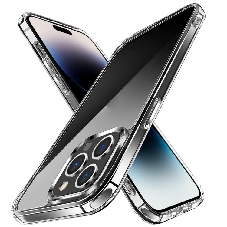For iPhone 14 Pro Max TPU + PC Transparent Shockproof Phone Case