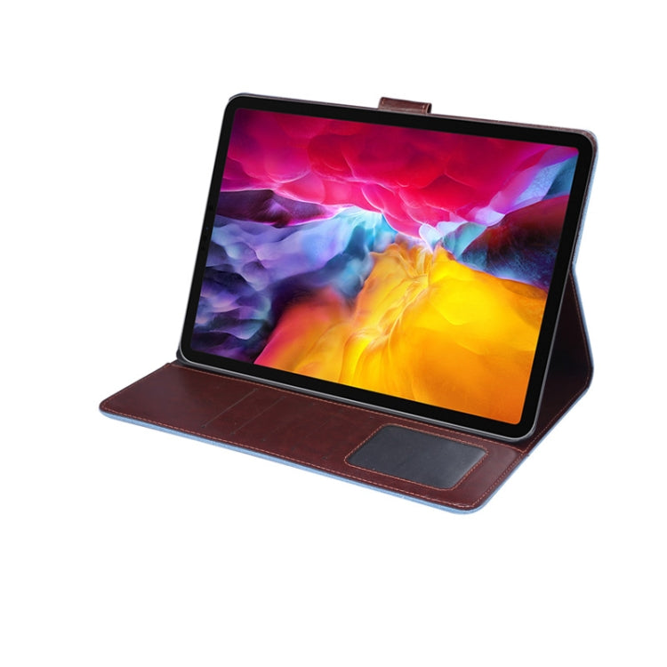 For iPad Pro 11 inch 2020 / 2021 PC + Left And Right Denim Leather Tablet Case Wallet Card Holder With Dormancy