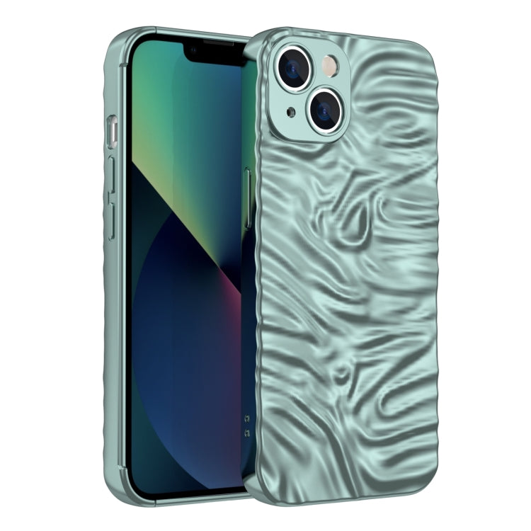 For iPhone 14 Wave Electroplating TPU Phone Case