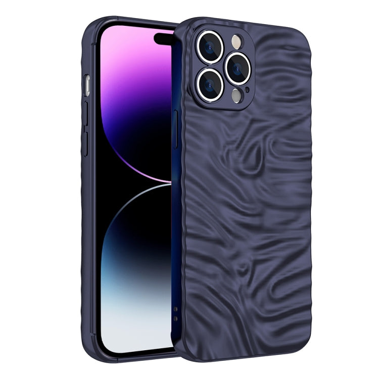 For iPhone 14 Pro Wave Electroplating TPU Phone Case