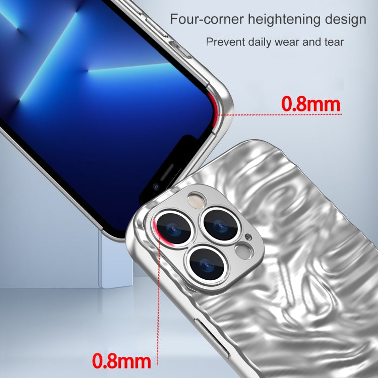 For iPhone 14 Pro Wave Electroplating TPU Phone Case