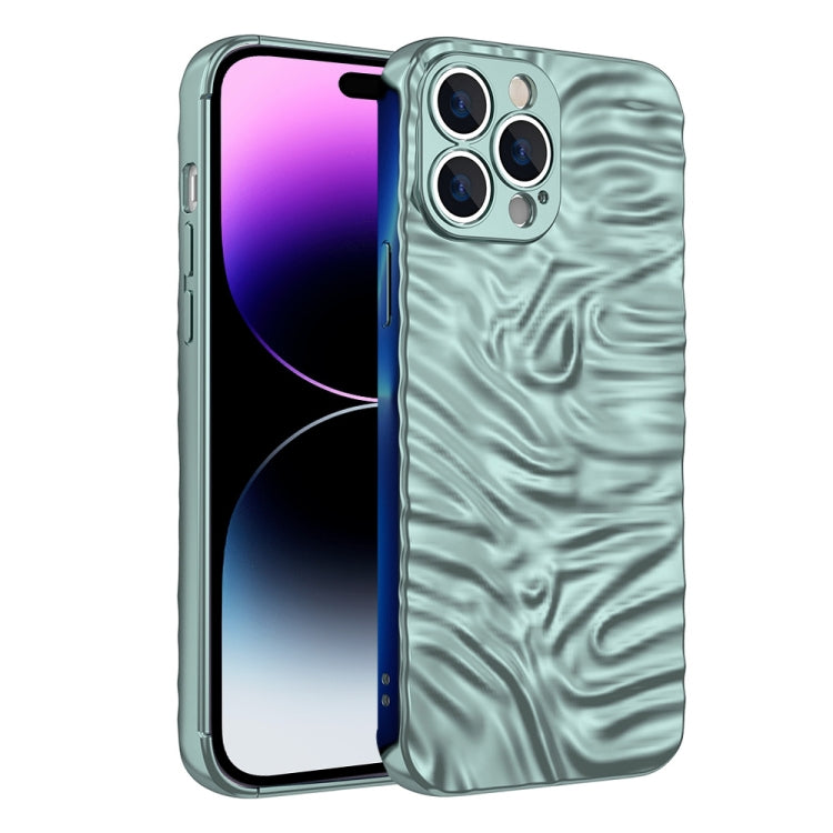 For iPhone 14 Pro Max Wave Electroplating TPU Phone Case