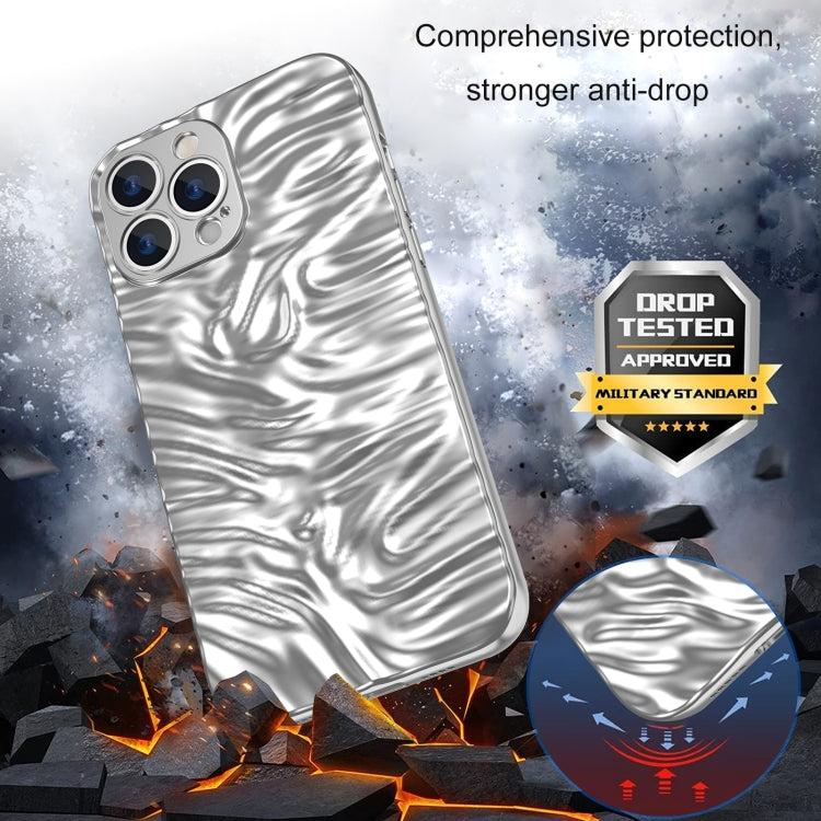 For iPhone 14 Pro Max Wave Electroplating TPU Phone Case