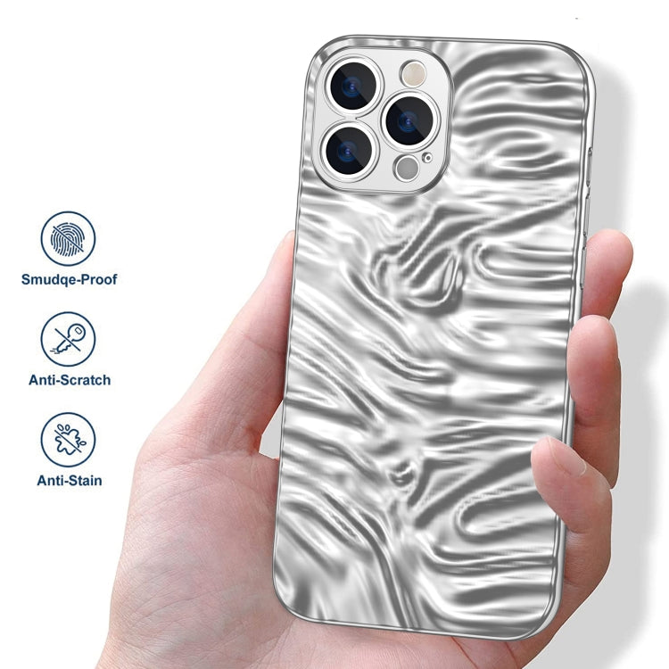 For iPhone 14 Pro Max Wave Electroplating TPU Phone Case