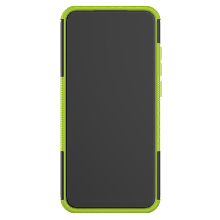 For Xiaomi Redmi Note 8T Tire Texture Shockproof TPU+PC Protective Case with Holder