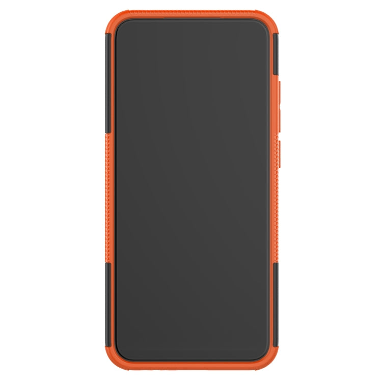 For Xiaomi Redmi Note 8T Tire Texture Shockproof TPU+PC Protective Case with Holder