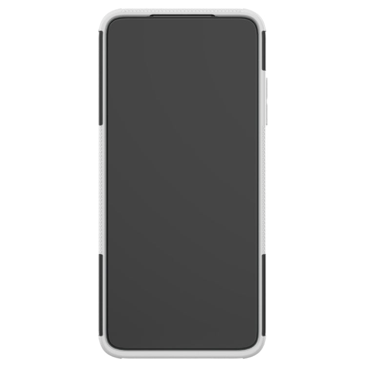 For Xiaomi Redmi K30 Tire Texture Shockproof TPU+PC Protective Case with Holder