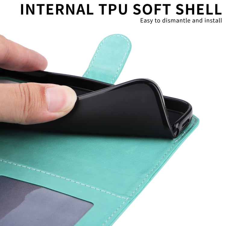 For iPhone 13 mini Embossed Sunflower Leather Phone Case