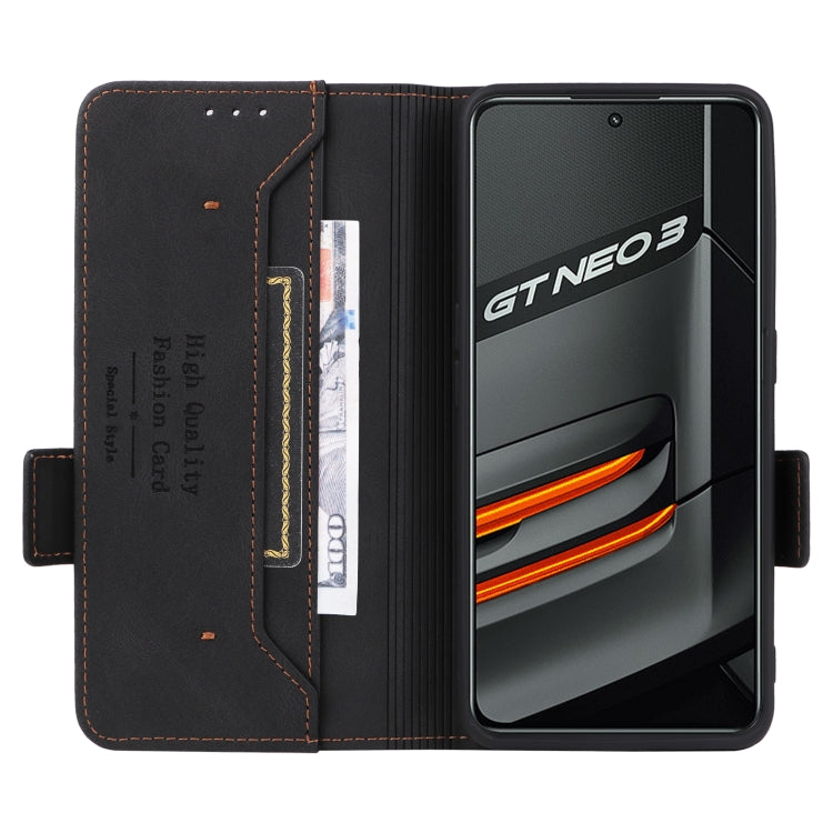 For OPPO RealmeGT Neo3 Magnetic Clasp Flip Leather Phone Case