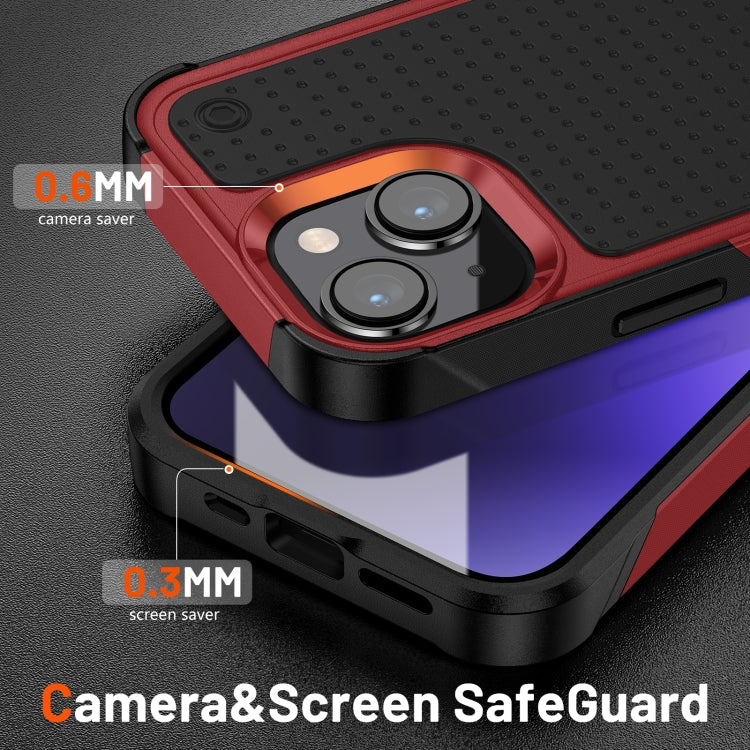 For iPhone 14 PC + TPU Shockproof Protective Phone Case