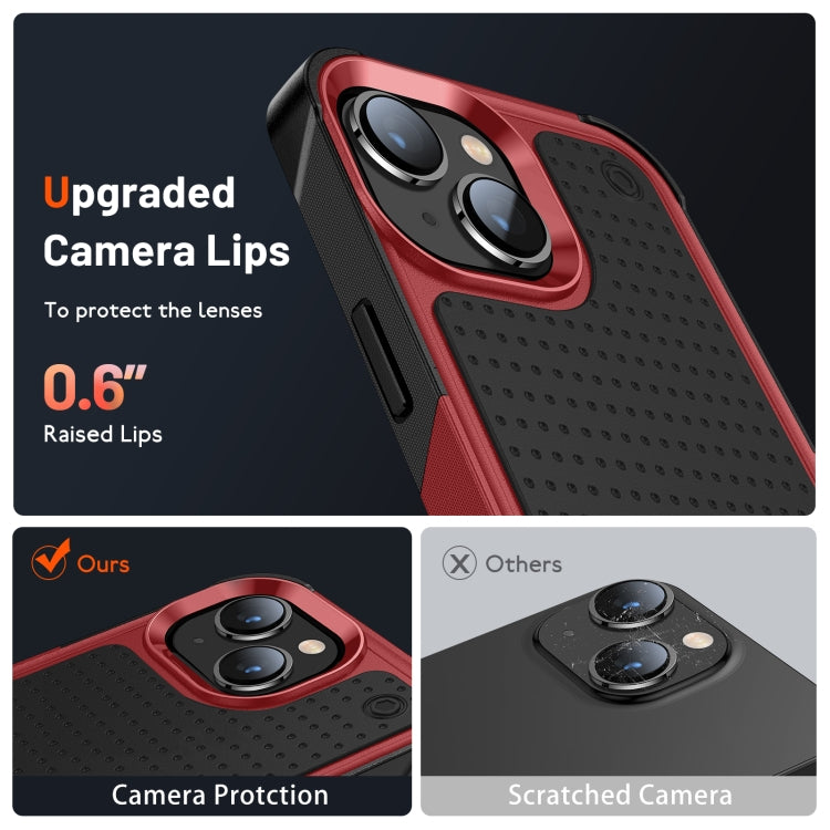 For iPhone 14 PC + TPU Shockproof Protective Phone Case