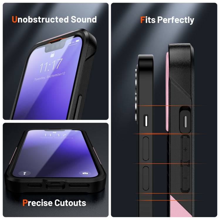 For iPhone 14 PC + TPU Shockproof Protective Phone Case