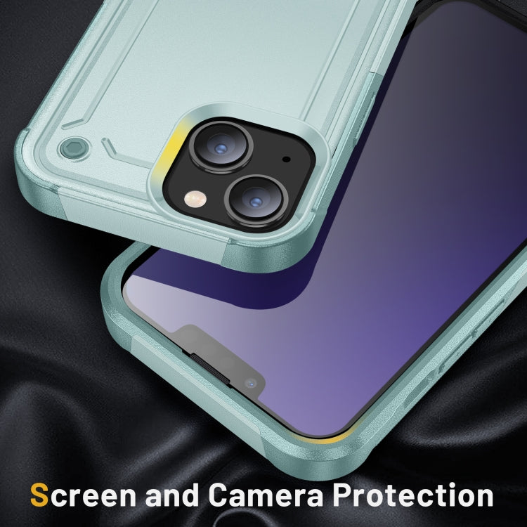 For iPhone 14 Plus PC + TPU Shockproof Protective Phone Case