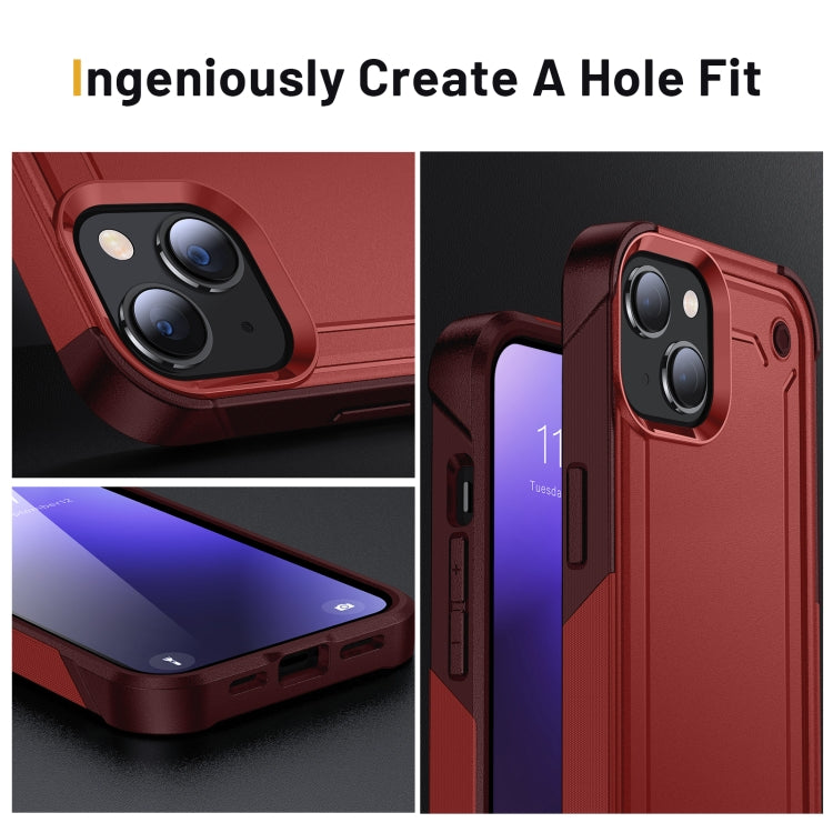 For iPhone 14 PC + TPU Shockproof Protective Phone Case