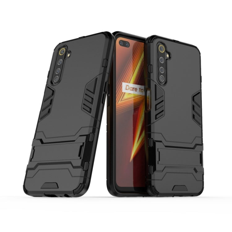 For OPPO Realme 6 Pro Shockproof PC + TPU with Holder