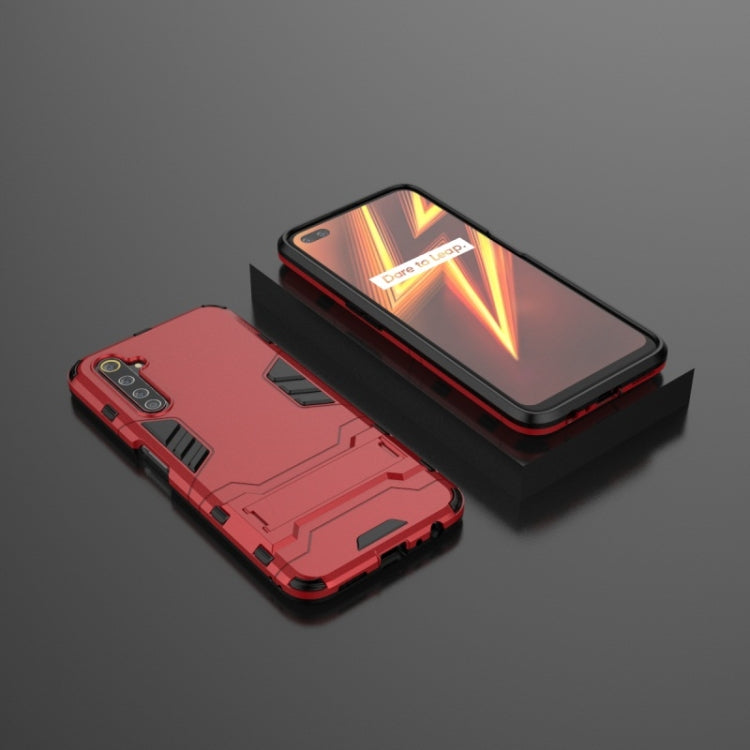 For OPPO Realme 6 Pro Shockproof PC + TPU with Holder