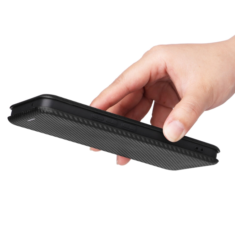 For vivo S12 5G / V23 5G Carbon Fiber Texture Leather Phone Case