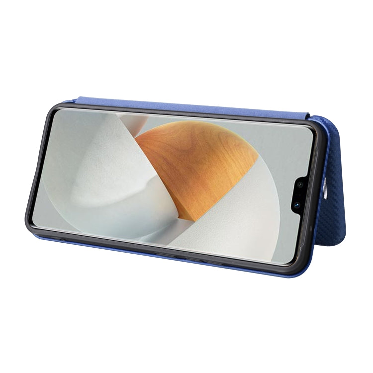 For vivo S12 5G / V23 5G Carbon Fiber Texture Leather Phone Case
