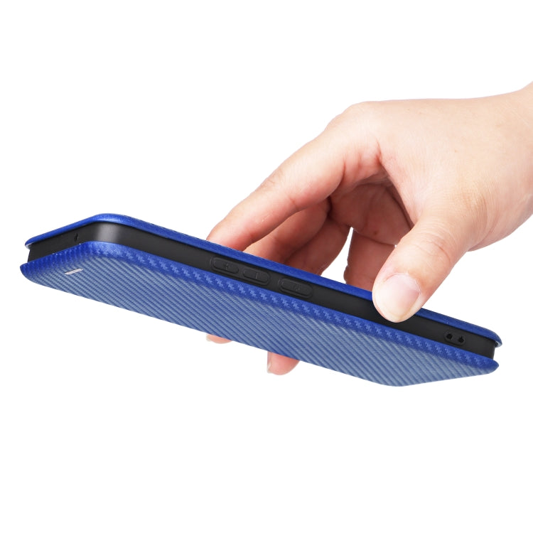 For vivo S12 5G / V23 5G Carbon Fiber Texture Leather Phone Case