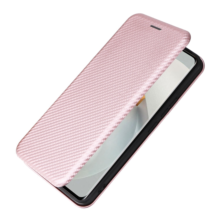 For vivo S12 5G / V23 5G Carbon Fiber Texture Leather Phone Case