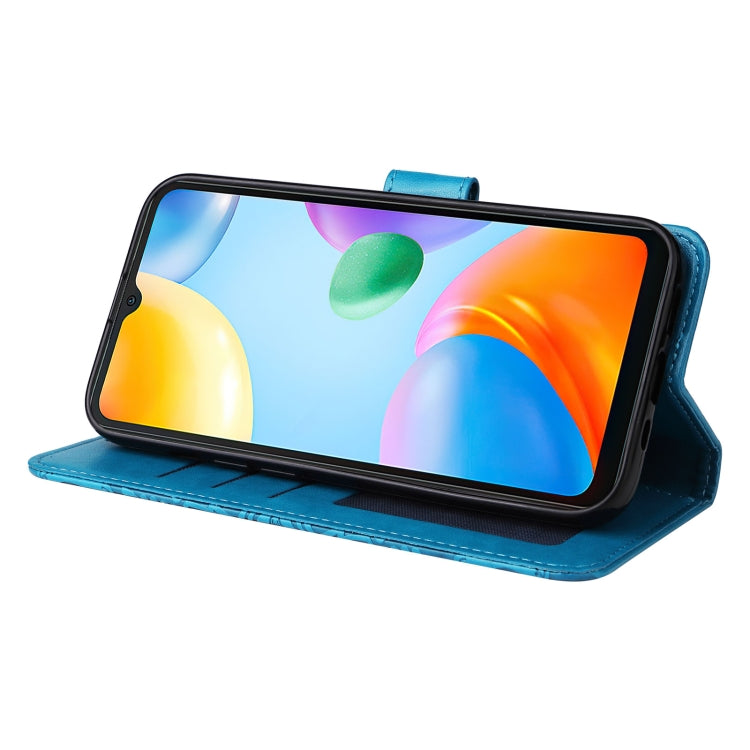 For Xiaomi Redmi 10C 4G Embossed Sunflower Leather Phone Case