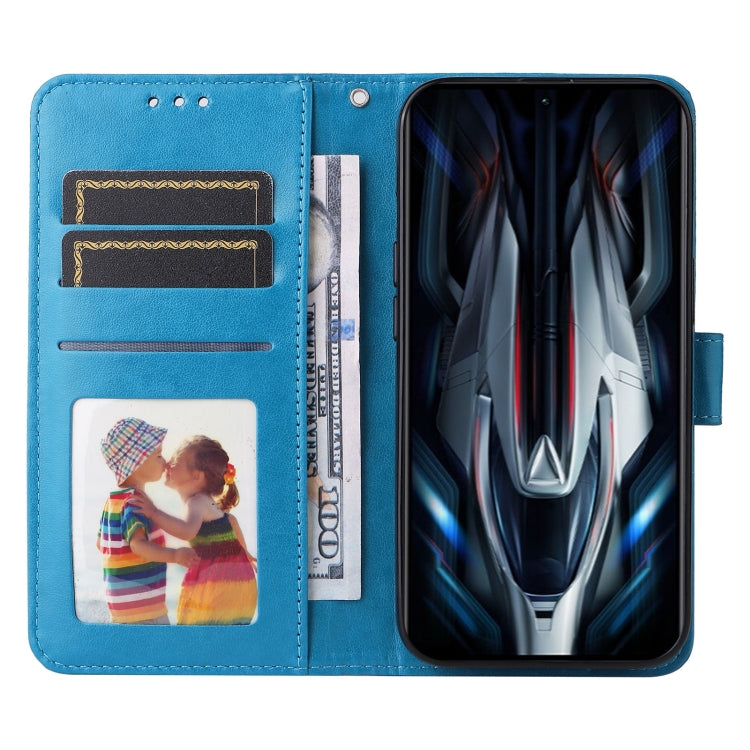 For Xiaomi Redmi K50 Gaming 5G Embossed Sunflower Leather Phone Case