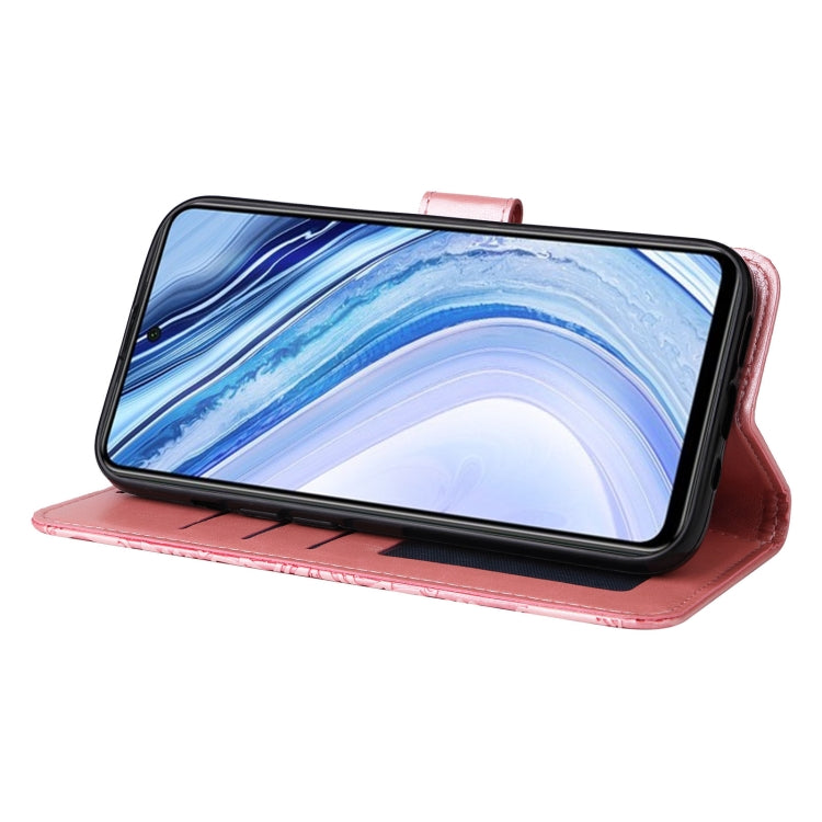 For Xiaomi Redmi Note 9S Embossed Sunflower Leather Phone Case