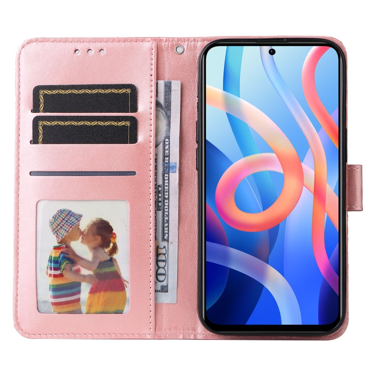 For Xiaomi Redmi Note 11 5G / Poco M4 Pro 5G Embossed Sunflower Leather Phone Case