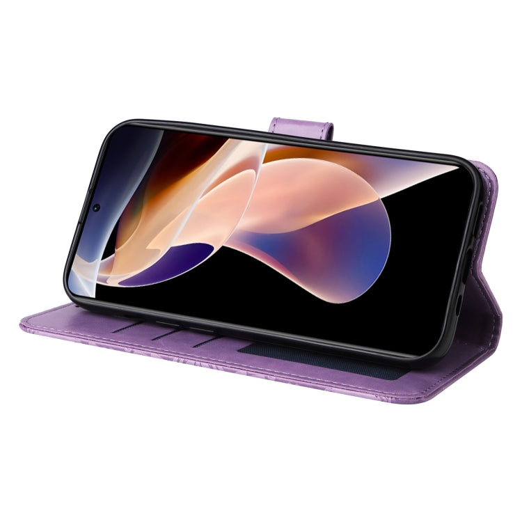 For Xiaomi Redmi Note 11E Embossed Sunflower Leather Phone Case