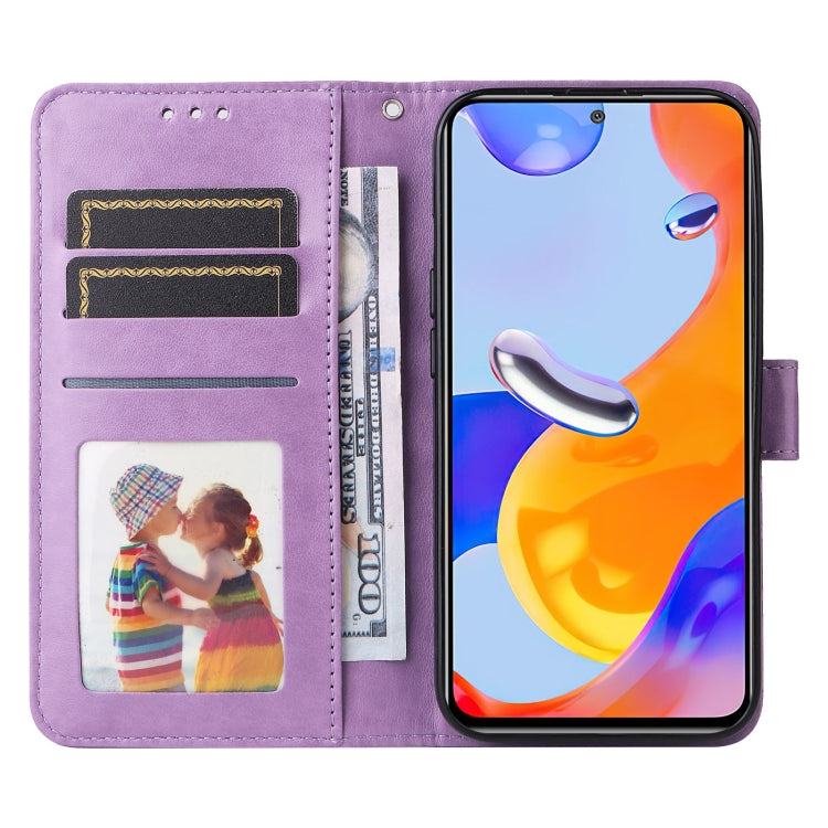 For Xiaomi Redmi Note 11 Pro 5G Embossed Sunflower Leather Phone Case