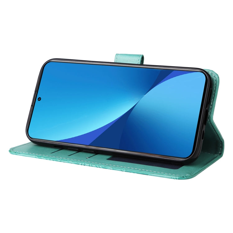 For Xiaomi 12 Lite Embossed Sunflower Leather Phone Case