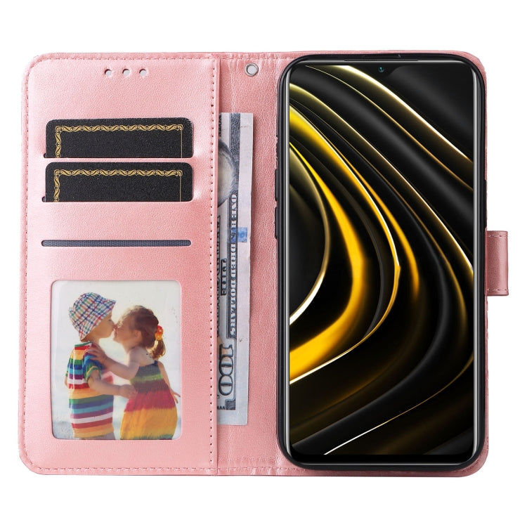 For Xiaomi Poco M3 / Redmi 9T / Redmi 9 Power Embossed Sunflower Leather Phone Case