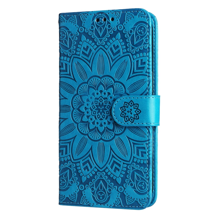 For Xiaomi Poco M3 / Redmi 9T / Redmi 9 Power Embossed Sunflower Leather Phone Case