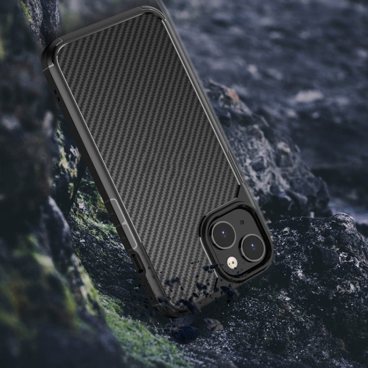 For iPhone 14 Carbon Fiber Texture Case