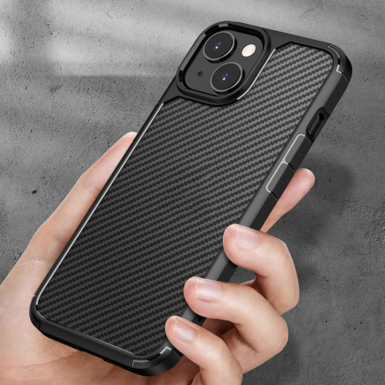 For iPhone 14 Carbon Fiber Texture Case