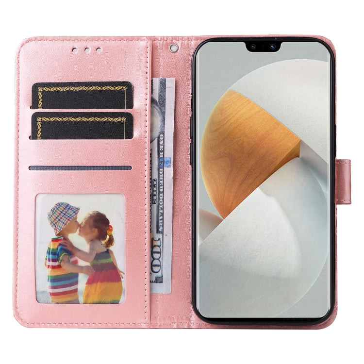 For vivo S12 / V23 5G Embossed Sunflower Leather Phone Case