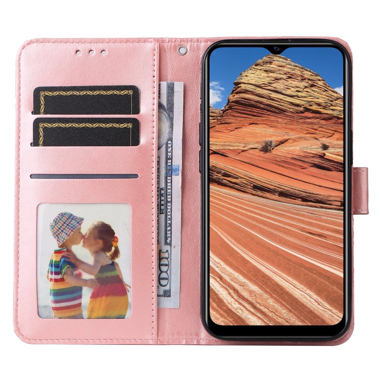 For vivo Y20 Embossed Sunflower Leather Phone Case